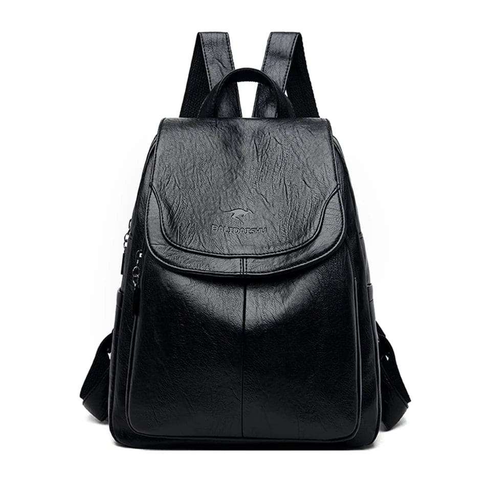 Greta - Leder Anti-Diebstahl-Rucksack